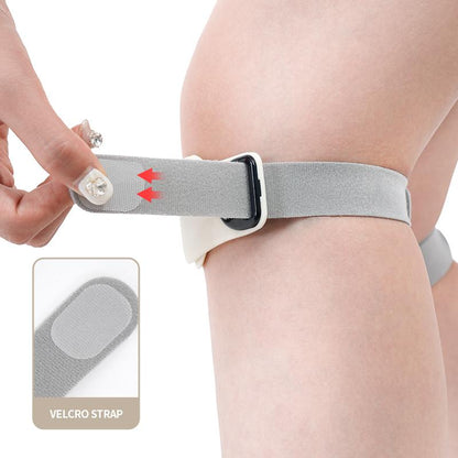GOUNOD Patella Knee Strap with Dual Thickened Silicone Pads – Adjustable Non-Slip Knee Brace for Pain Relief, Tendonitis, Jumper’S Knee, Running, Basketball, Volleyball, Squats – Unisex Knee Support for Men & Women