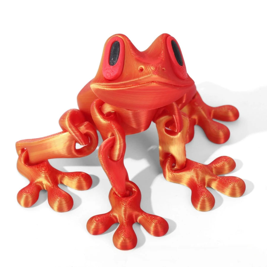 Bring Nature Indoors with Our Movable 3D Printed Tree Frog Ornament – Perfect for Home, Office, and Kitchen Decor!