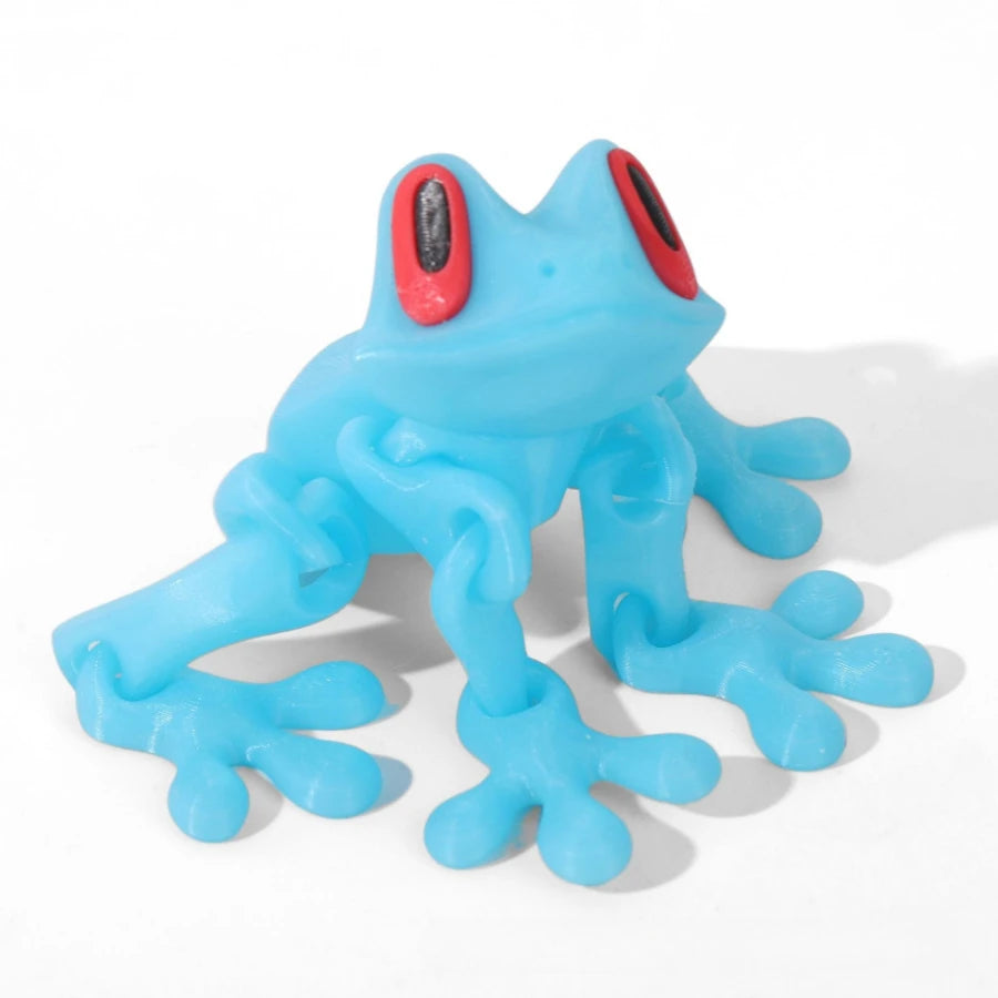 Bring Nature Indoors with Our Movable 3D Printed Tree Frog Ornament – Perfect for Home, Office, and Kitchen Decor!