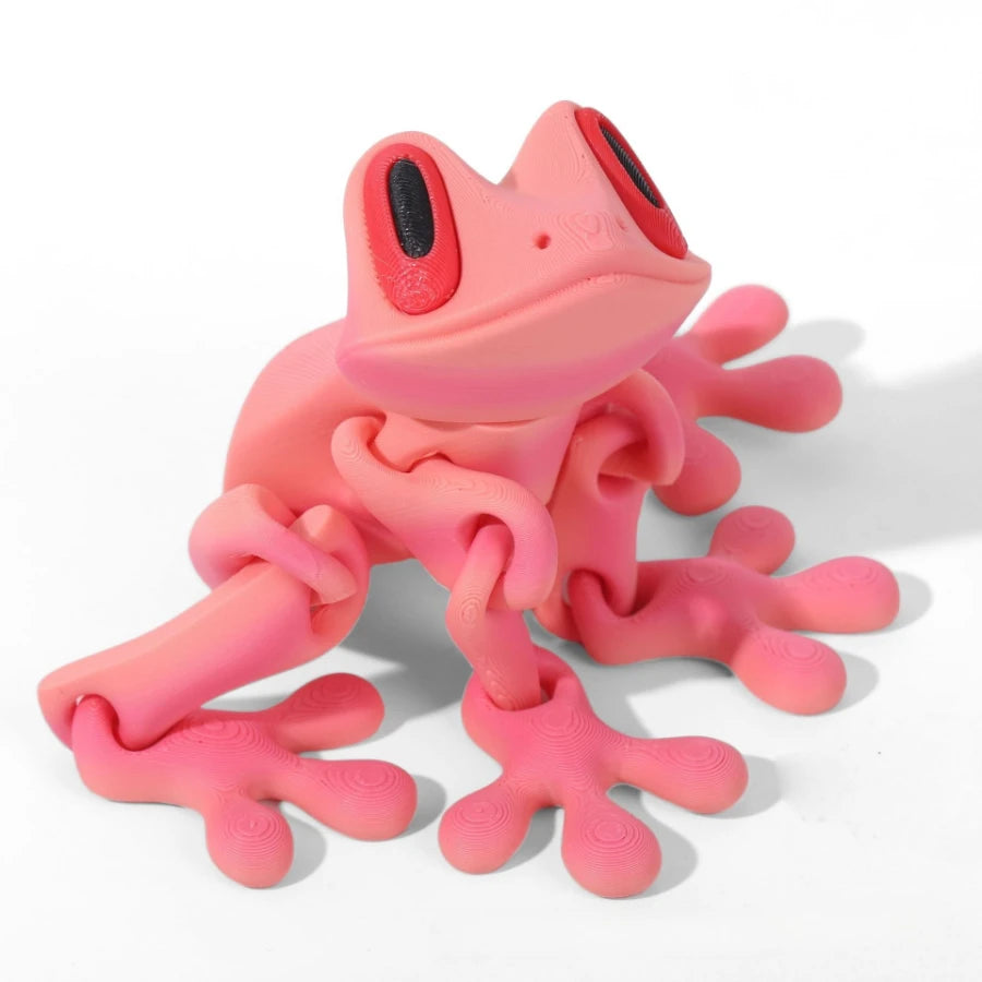 Bring Nature Indoors with Our Movable 3D Printed Tree Frog Ornament – Perfect for Home, Office, and Kitchen Decor!