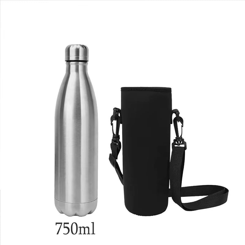 Insulated Sports Water Bottle Portable Vakuumflaska Drink Bottle Cool Water Bottle Sport Cycling Kettle Drinkware
