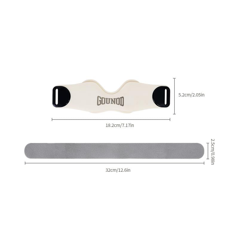 GOUNOD Patella Knee Strap with Dual Thickened Silicone Pads – Adjustable Non-Slip Knee Brace for Pain Relief, Tendonitis, Jumper’S Knee, Running, Basketball, Volleyball, Squats – Unisex Knee Support for Men & Women