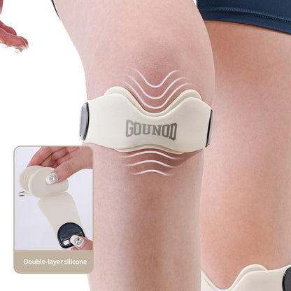 GOUNOD Patella Knee Strap with Dual Thickened Silicone Pads – Adjustable Non-Slip Knee Brace for Pain Relief, Tendonitis, Jumper’S Knee, Running, Basketball, Volleyball, Squats – Unisex Knee Support for Men & Women