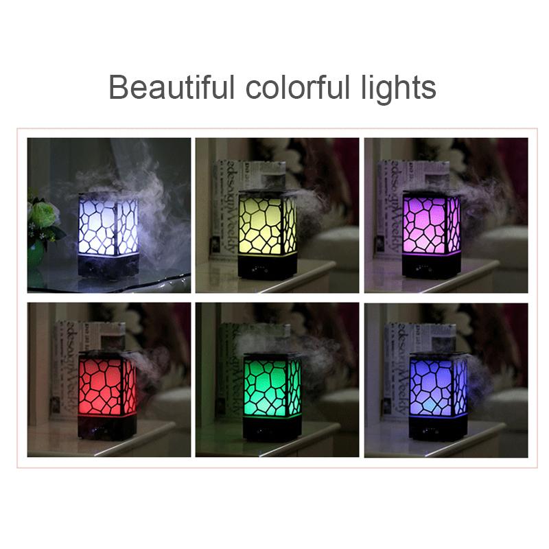 Air Humidifier LED Light Aroma Essential Oil Diffuser Ultrasonic Aromatherapy