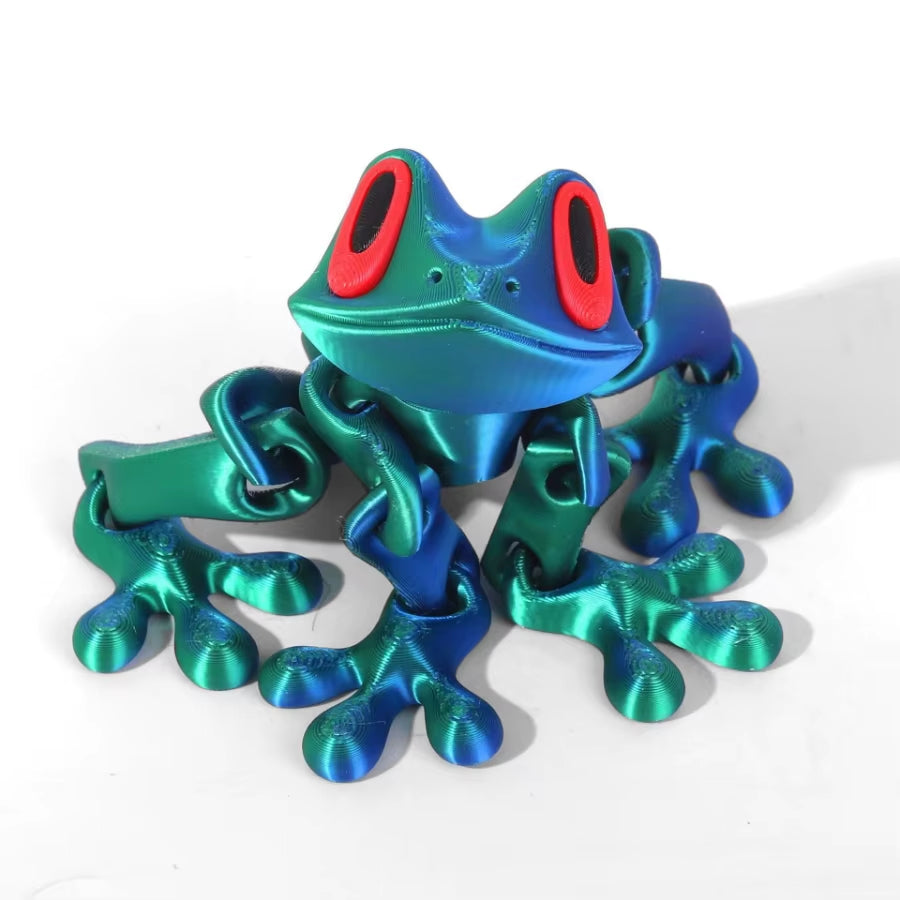 Bring Nature Indoors with Our Movable 3D Printed Tree Frog Ornament – Perfect for Home, Office, and Kitchen Decor!