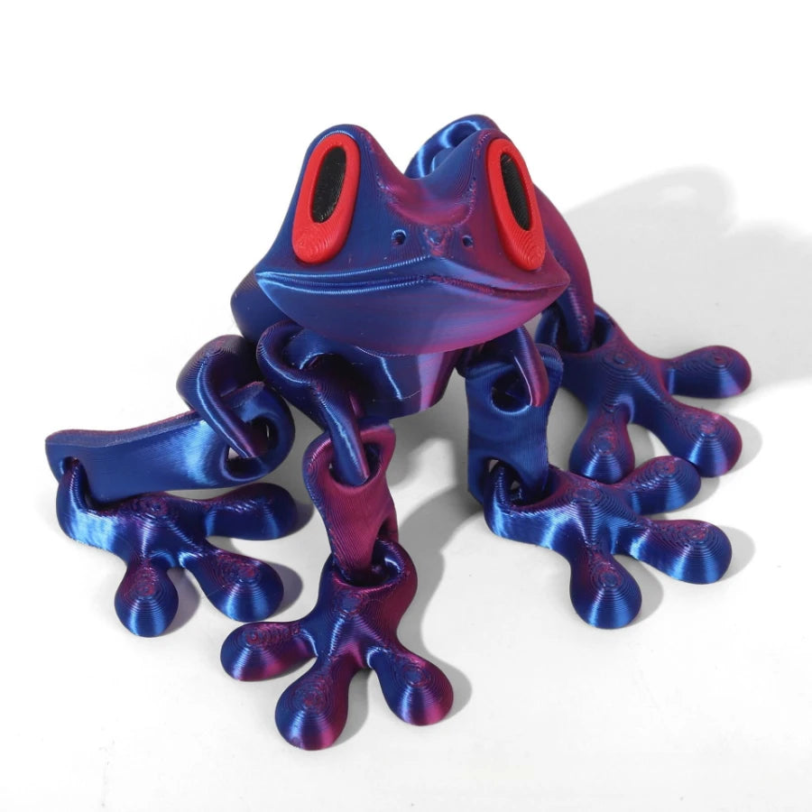 Bring Nature Indoors with Our Movable 3D Printed Tree Frog Ornament – Perfect for Home, Office, and Kitchen Decor!
