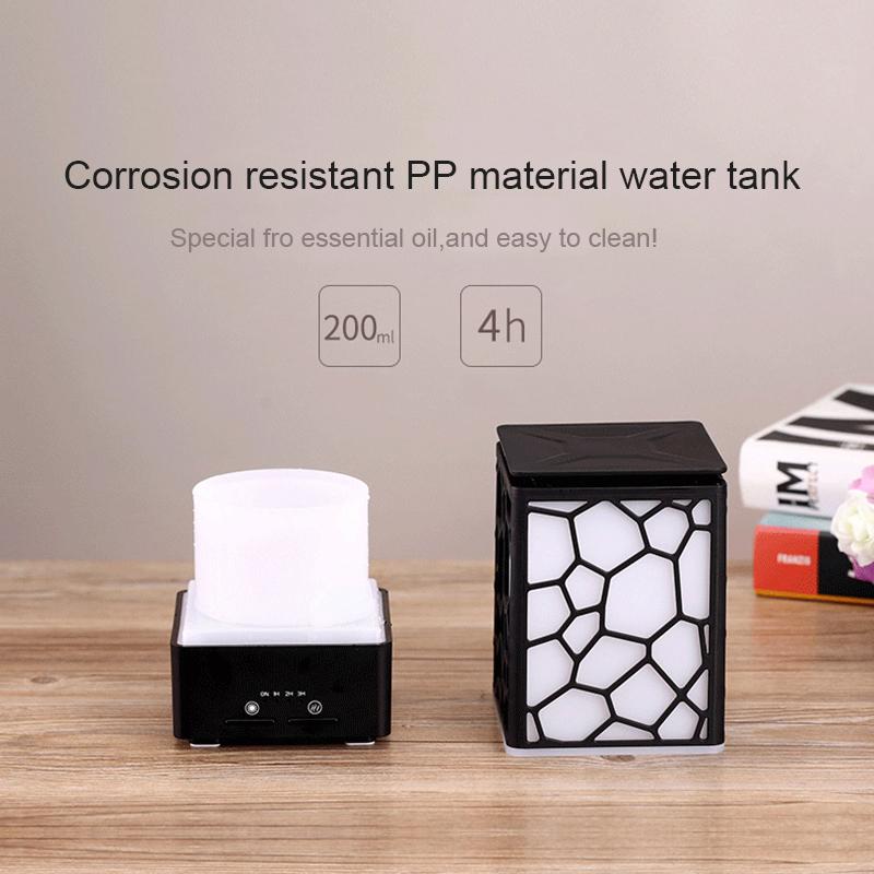 Air Humidifier LED Light Aroma Essential Oil Diffuser Ultrasonic Aromatherapy