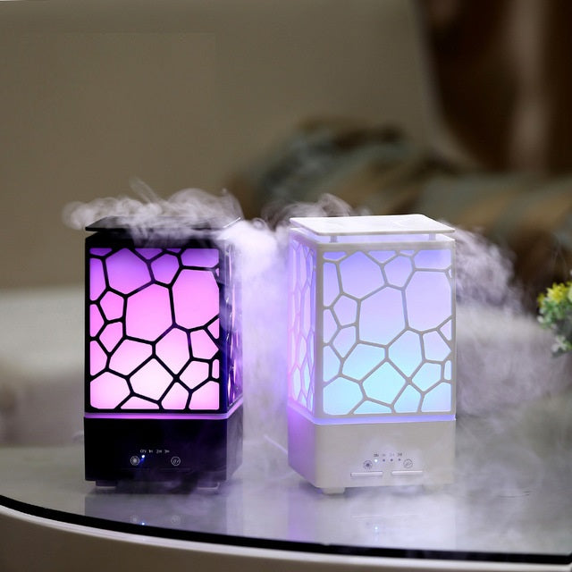 Air Humidifier LED Light Aroma Essential Oil Diffuser Ultrasonic Aromatherapy