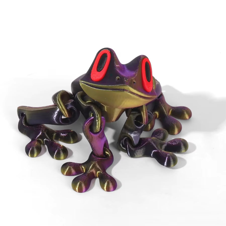 Bring Nature Indoors with Our Movable 3D Printed Tree Frog Ornament – Perfect for Home, Office, and Kitchen Decor!