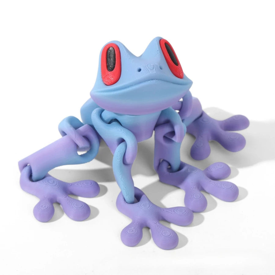 Bring Nature Indoors with Our Movable 3D Printed Tree Frog Ornament – Perfect for Home, Office, and Kitchen Decor!