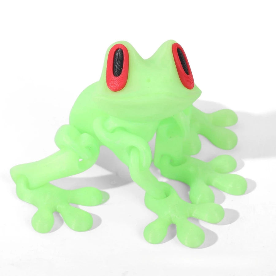Bring Nature Indoors with Our Movable 3D Printed Tree Frog Ornament – Perfect for Home, Office, and Kitchen Decor!