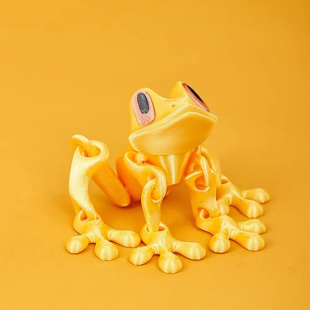Bring Nature Indoors with Our Movable 3D Printed Tree Frog Ornament – Perfect for Home, Office, and Kitchen Decor!
