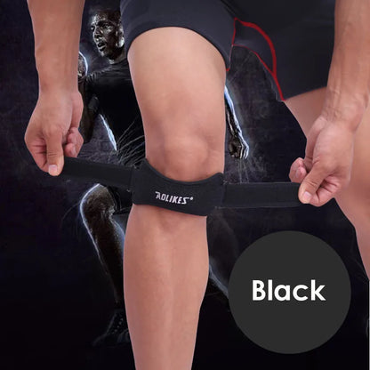 1PCS Adjustable Knee Patellar Tendon Support Strap Band Knee Support Brace Pads for Running Basketball Outdoor Sport