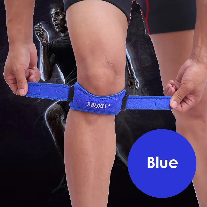 1PCS Adjustable Knee Patellar Tendon Support Strap Band Knee Support Brace Pads for Running Basketball Outdoor Sport