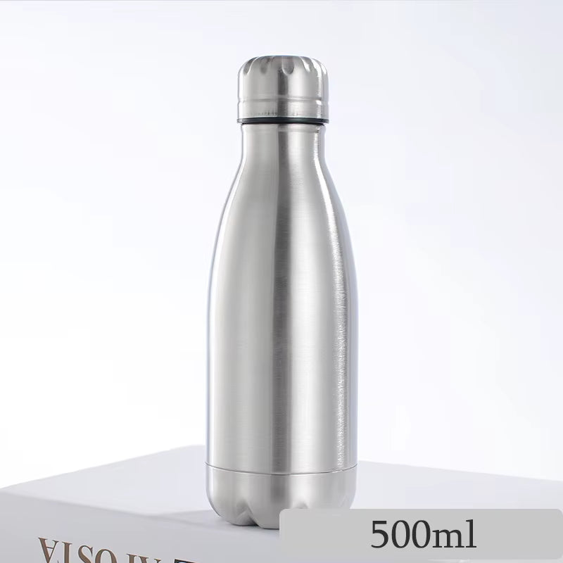 Insulated Sports Water Bottle Portable Vakuumflaska Drink Bottle Cool Water Bottle Sport Cycling Kettle Drinkware