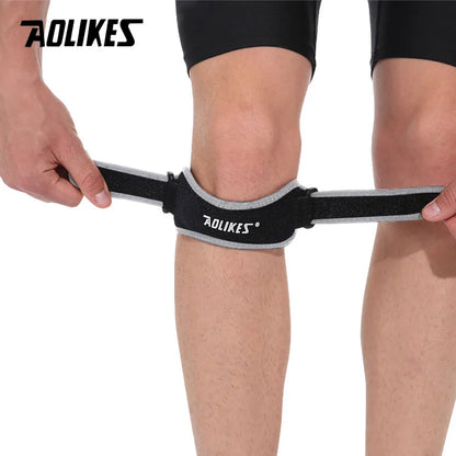 1PCS Adjustable Knee Patellar Tendon Support Strap Band Knee Support Brace Pads for Running Basketball Outdoor Sport