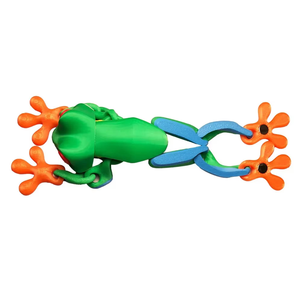 Bring Nature Indoors with Our Movable 3D Printed Tree Frog Ornament – Perfect for Home, Office, and Kitchen Decor!